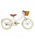 Banwood klassisk 16-tommer cykel. Cremefarvet cykel i letvægt på 16 tommer. Klassisk børnecykel på 16 tommer designet med sikker