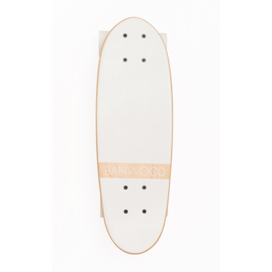 Skateboard Banwood White