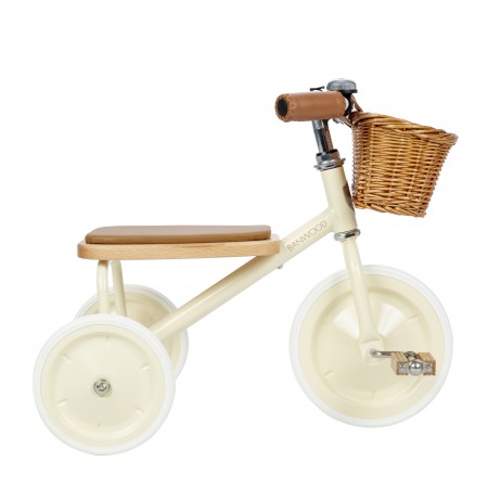 Tricycle vintage Banwood - Crème