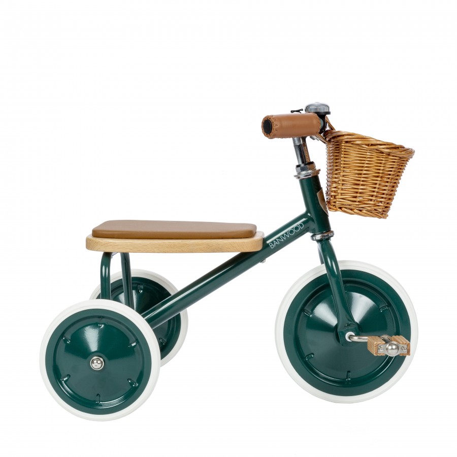 Green toddler tricycle Banwood