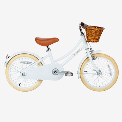 Bicicleta con pedales vintage Banwood - Blanca