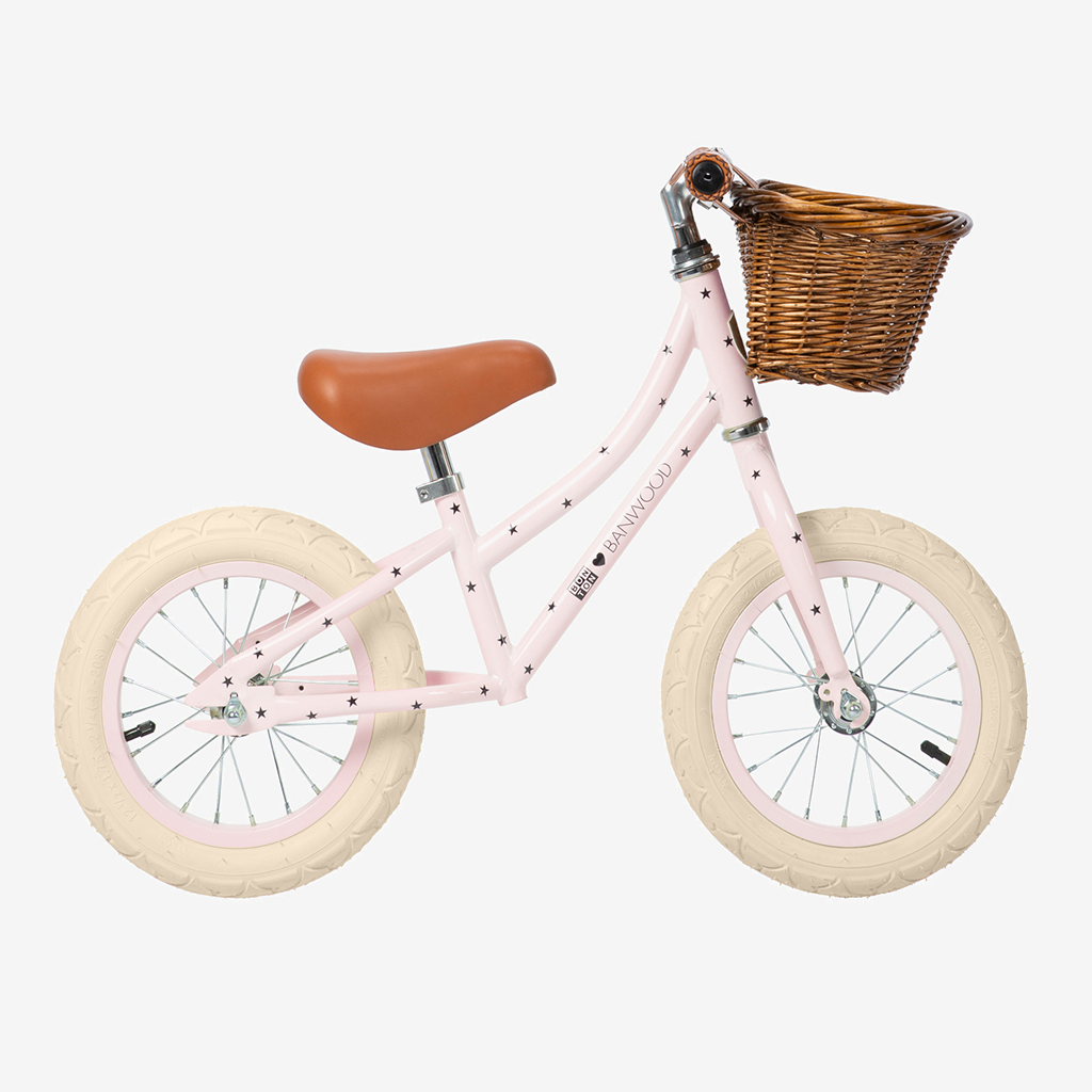 Vintage Balance Bike with Basket Banwood
