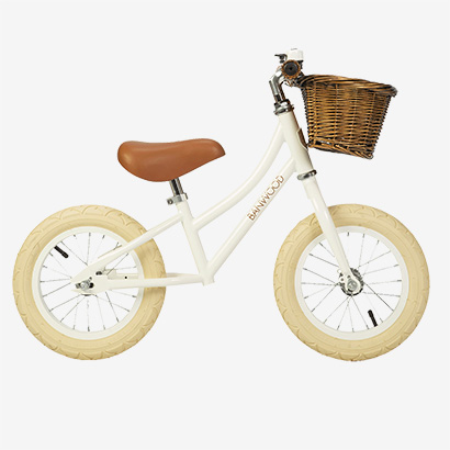 Balancecykel vintage Banwood - hvid