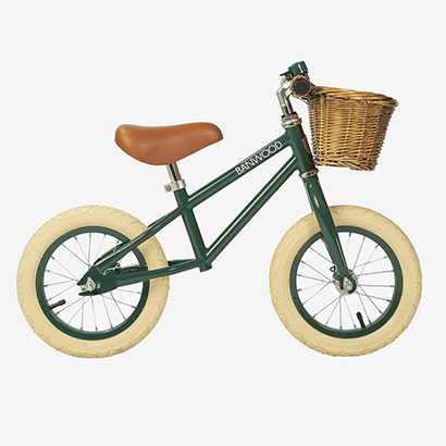 Balancecykel vintage Banwood - grøn